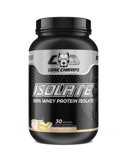 Core Champs Isolate – 100% Whey Protein Isolate | 2lbs | 30 Servings